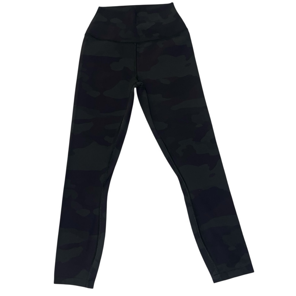 EUC ALO Yoga High-Waist Vapor Legging Hunter Camouflage Green XS X-Small - Picture 5 of 10